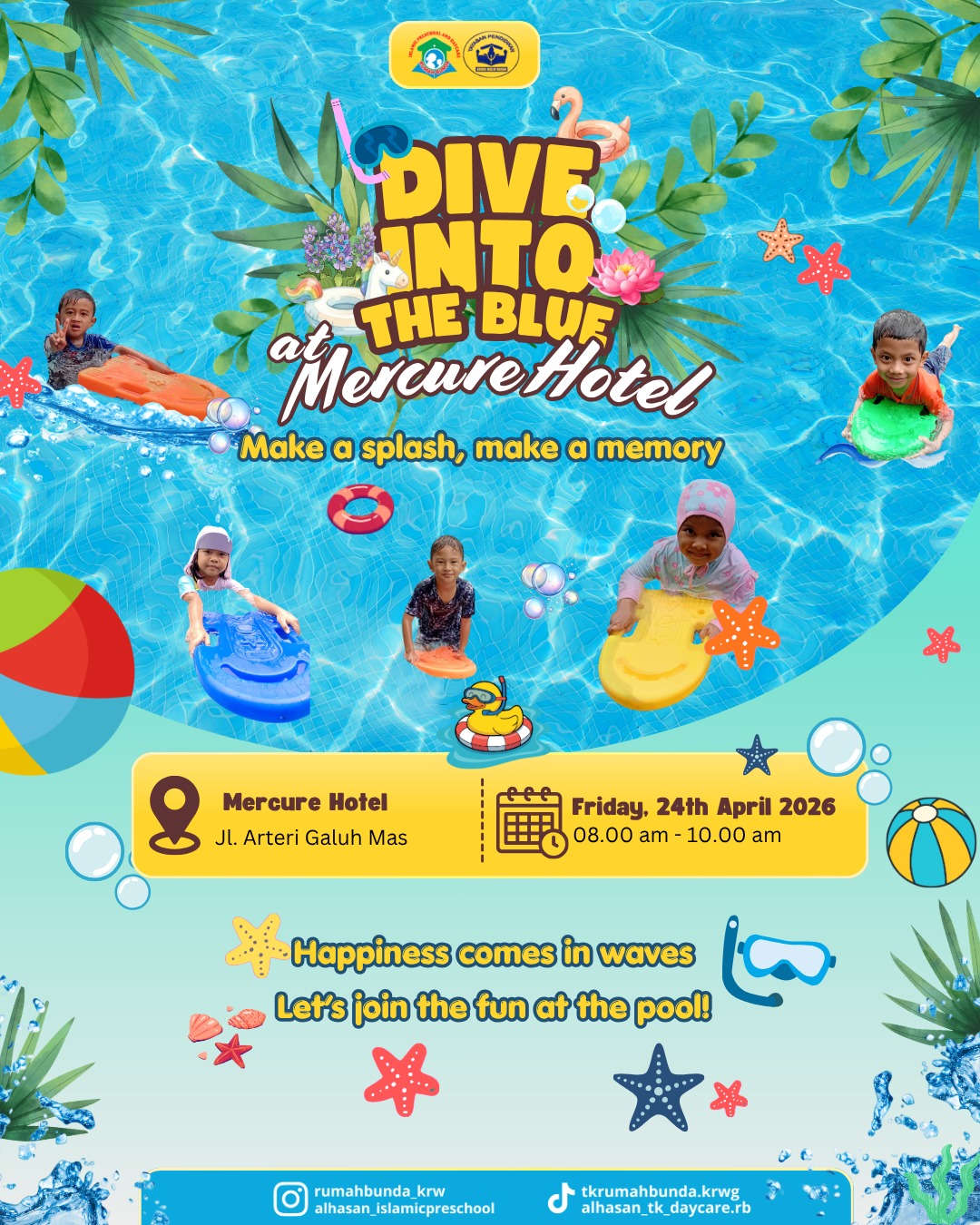 Dive Into The Blue at Mercure Hotel: Petualangan Seru Si Kecil Bermain Air